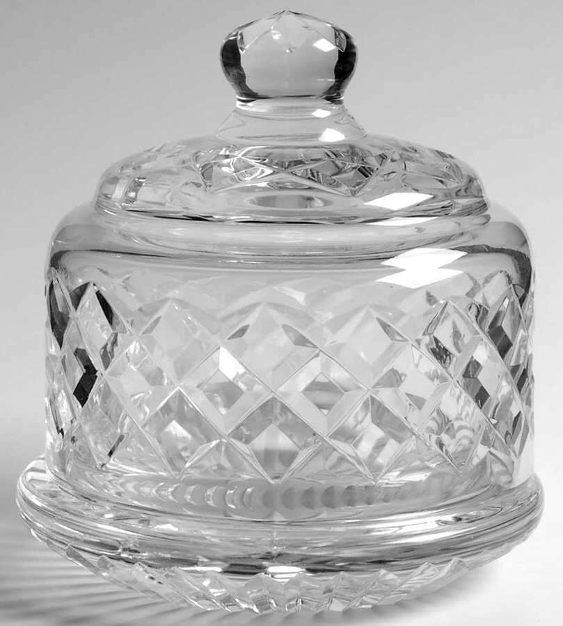 Butter Dishes Cheese & Cover by Waterford Crystal-1