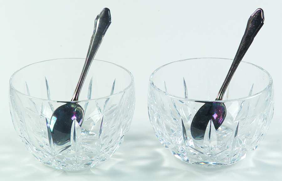 Table Accessories Condiment Set (2 Bowls, 2 Spoons) by Waterford Crystal-1
