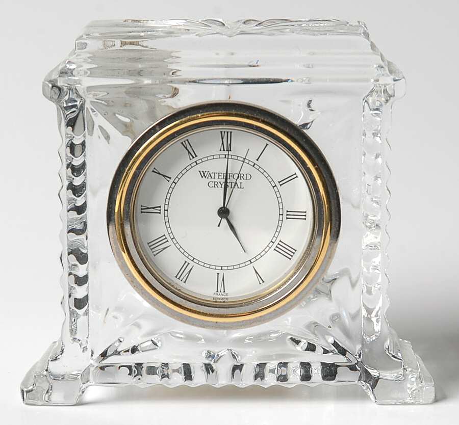 Clocks 3" Pavillion Clock by Waterford Crystal-1