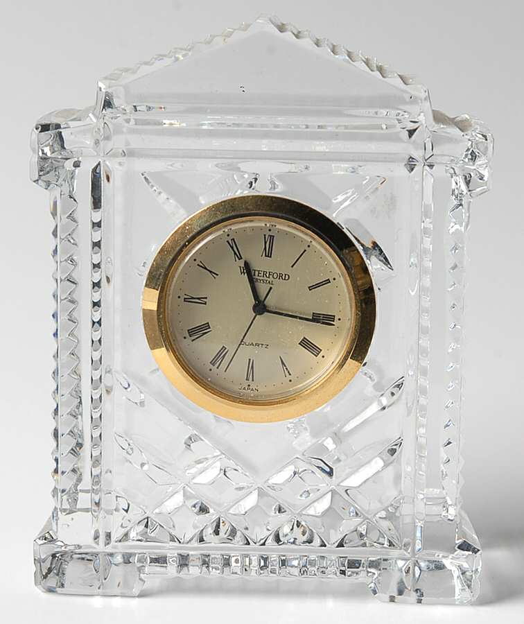 Clocks 4" Grecian Clock by Waterford Crystal-1