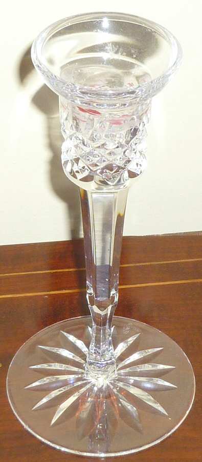 Candlesticks 7" Single Light Candlestick by Waterford Crystal-1