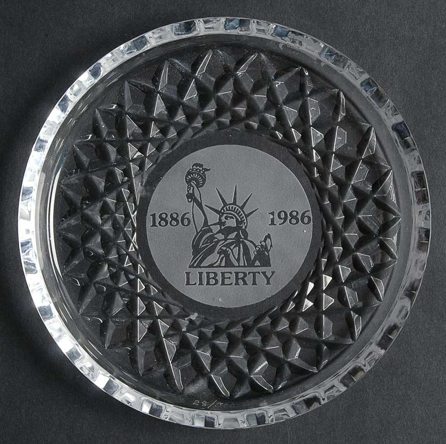 Vanity 6" Round Tray by Waterford Crystal-1