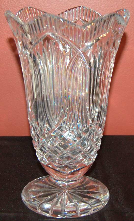 Vases and Urns 10'' Footed Vase by Waterford Crystal-1