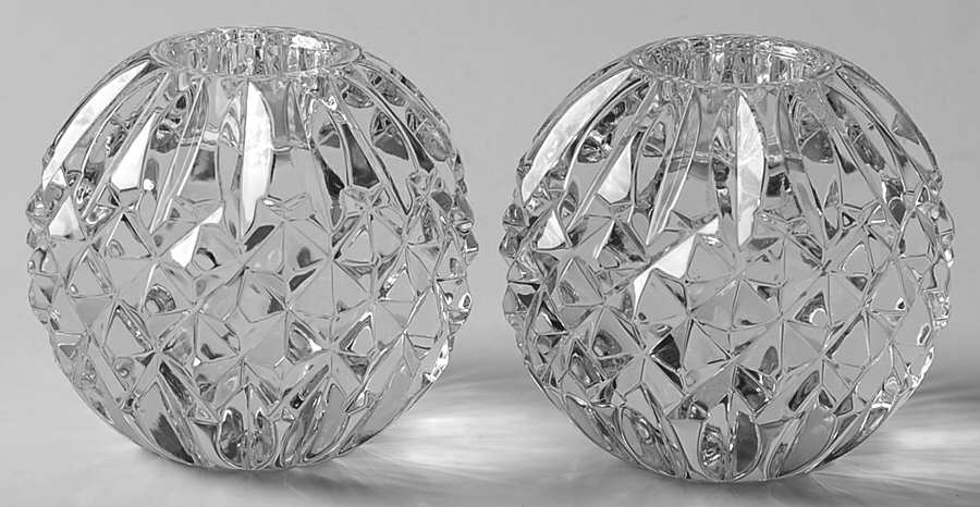 Candlesticks (Set of 2) 2" Single Light Candlestick by Waterford Crystal-1