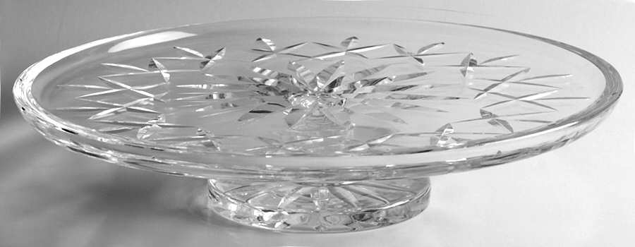 Table Accessories 10" Diameter Pedestal Cake Stand by Waterford Crystal-1