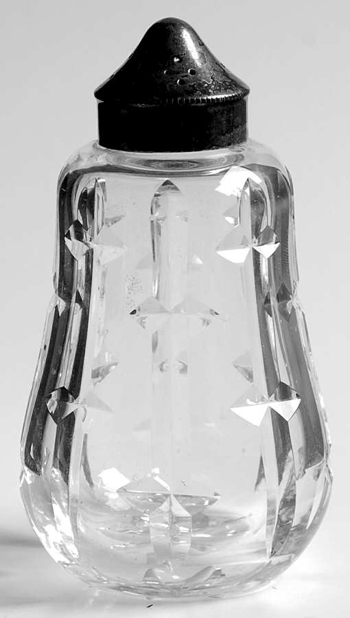 Salt & Pepper, Salt Dips Shaker with Metal Lid by Waterford Crystal-1