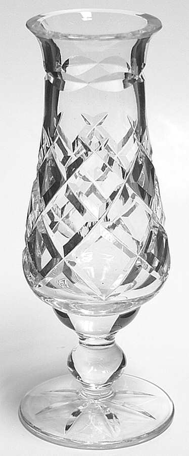 Vases and Urns 6'' Footed Bud Vase by Waterford Crystal-1