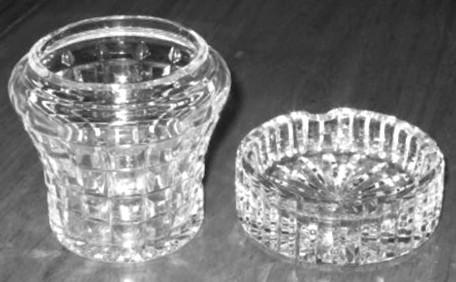 Smoking Accesories Cigarette Holder & Lid by Waterford Crystal-1