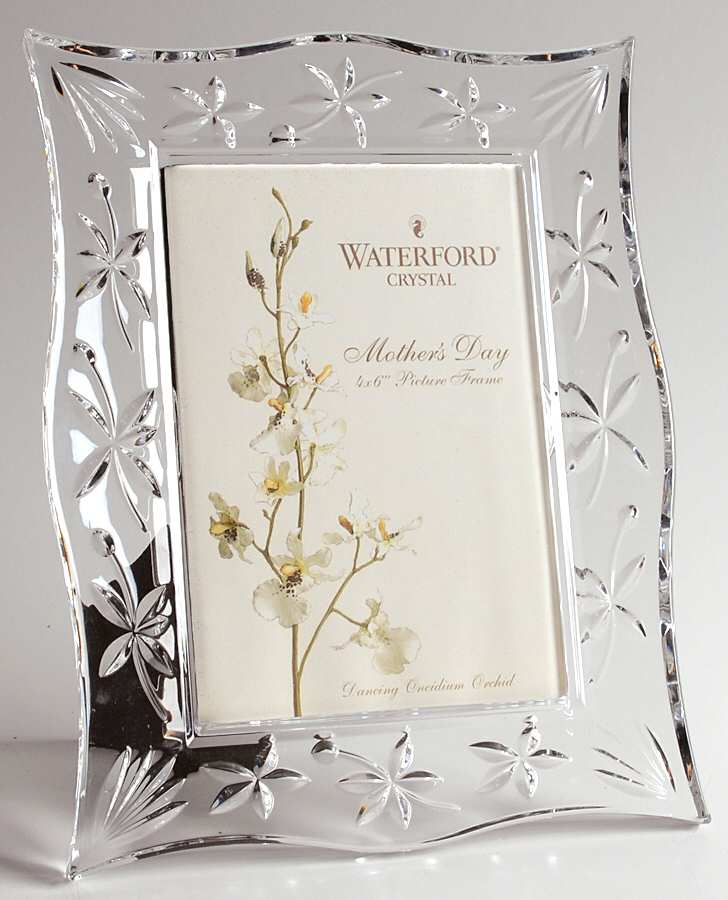 Picture Frames Frame-Holds 4" X 6" Photo by Waterford Crystal-1