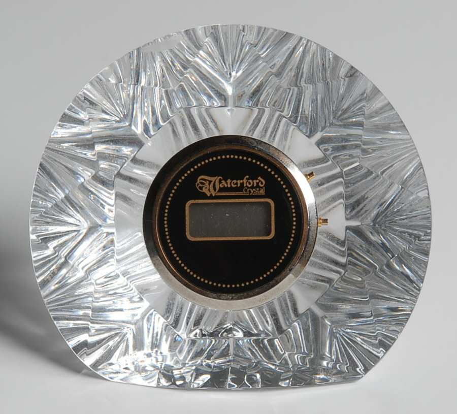 Lismore Digital Clock by Waterford Crystal-1