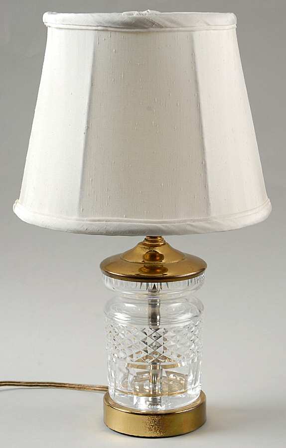 Lamps 8" Electric Lamp & Shade by Waterford Crystal-1