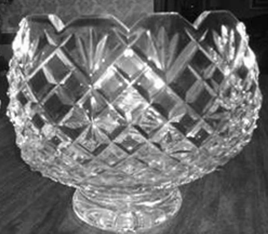 Bowls 8" Footed Bowl by Waterford Crystal-1