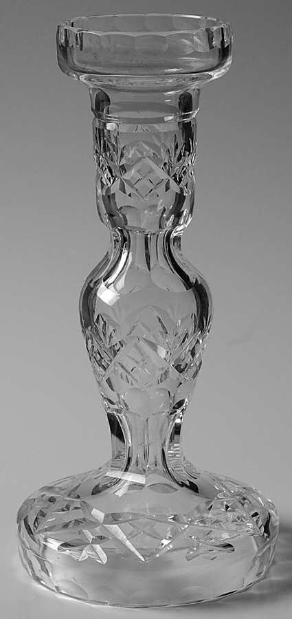 Candlesticks 8" Single Light Candlestick by Waterford Crystal-1