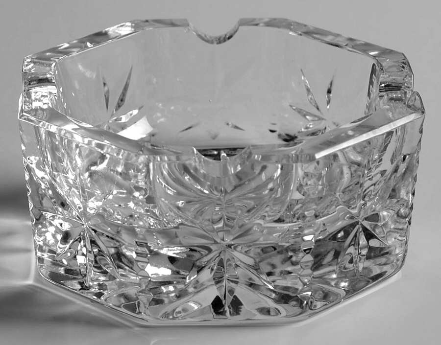 Smoking Accesories 3" Octagonal Ashtray by Waterford Crystal-1