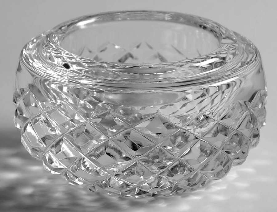 Smoking Accesories 3'' Round Ashtray by Waterford Crystal-1