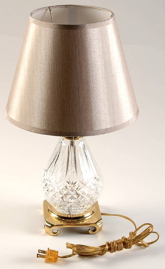 Lamps 12" Electric Lamp & Shade by Waterford Crystal-1