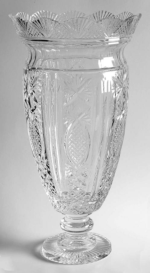 Vases and Urns 17" Flower Vase by Waterford Crystal-1