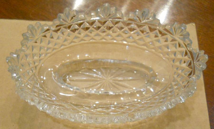 Bowls 7" Oval Bowl by Waterford Crystal-1