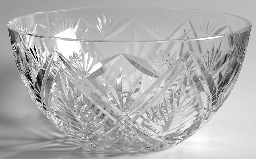 Bowls 8" round bowl by Waterford Crystal-1