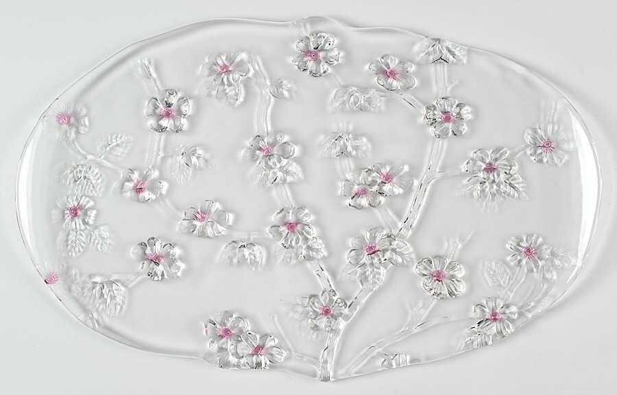 Cherry Blossom Oblong Tray by Walther-Glas-1