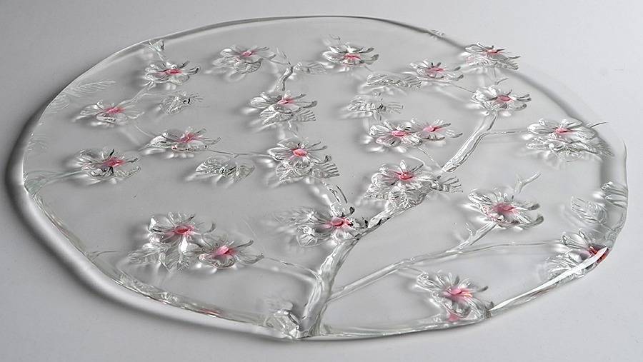 Cherry Blossom 13" Torte Plate by Walther-Glas-1