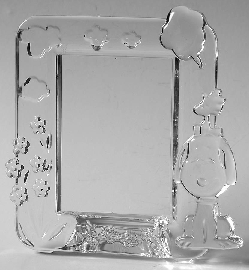 Peanuts Collection Frame-Holds 2" X 3" Photo by Waterford Crystal-1