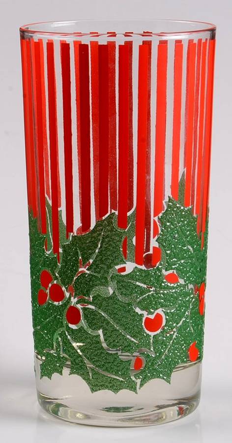 Holly Stripe 8 Oz Flat Tumbler by Washington Company-1