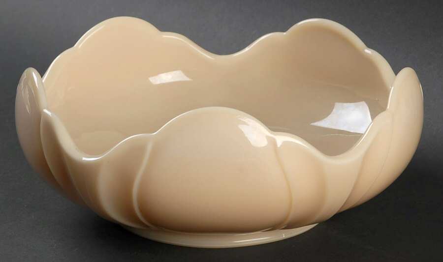 300-3 Almond 8" Cupped Bowl by Westmoreland-1