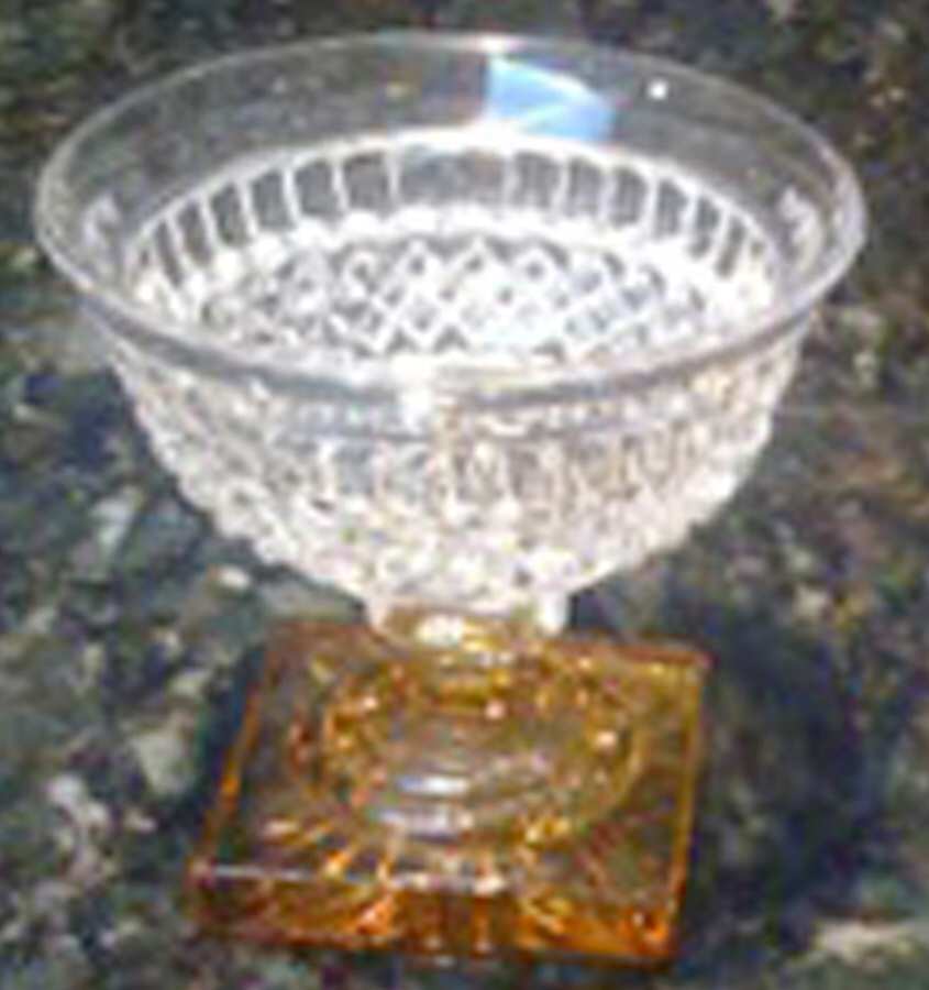 Waterford Amber Flashed Champagne/Tall Sherbet by Westmoreland-1
