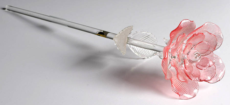 Fleurology Rose Glass Flower by Waterford Crystal-1