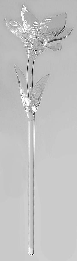 Fleurology Lily Glass Flower by Waterford Crystal-1