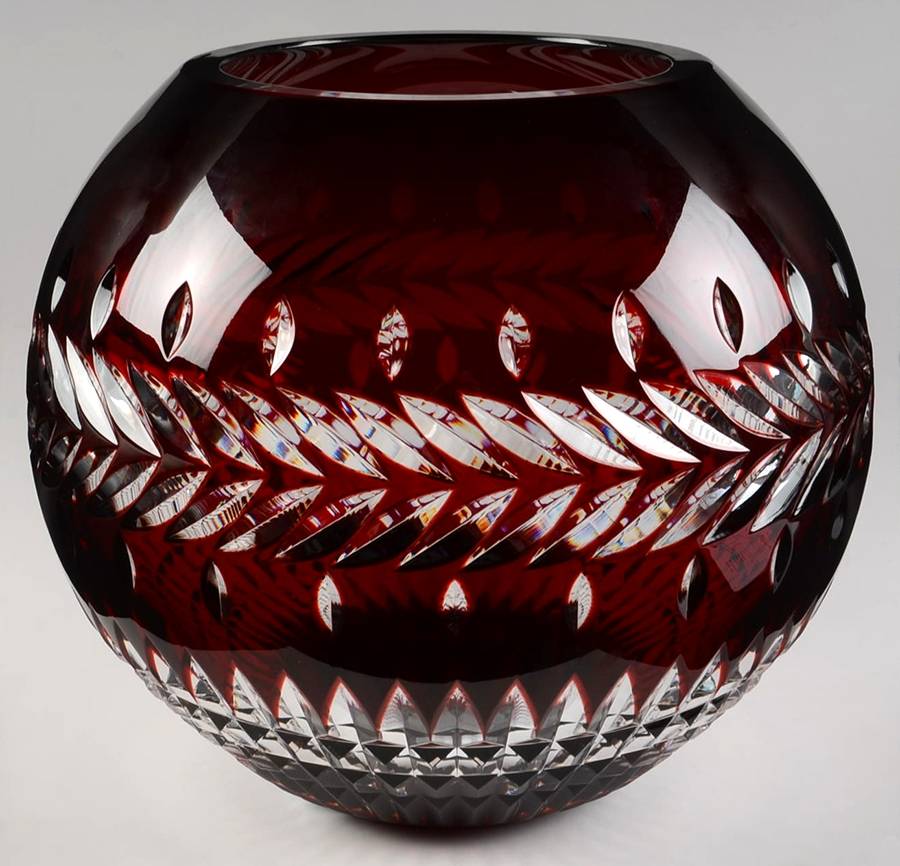 Fleurology 12" Rose Bowl by Waterford Crystal-1
