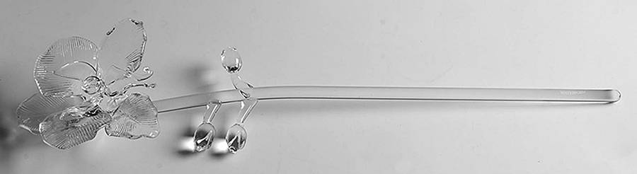 Fleurology Orchid Glass Flower by Waterford Crystal-1