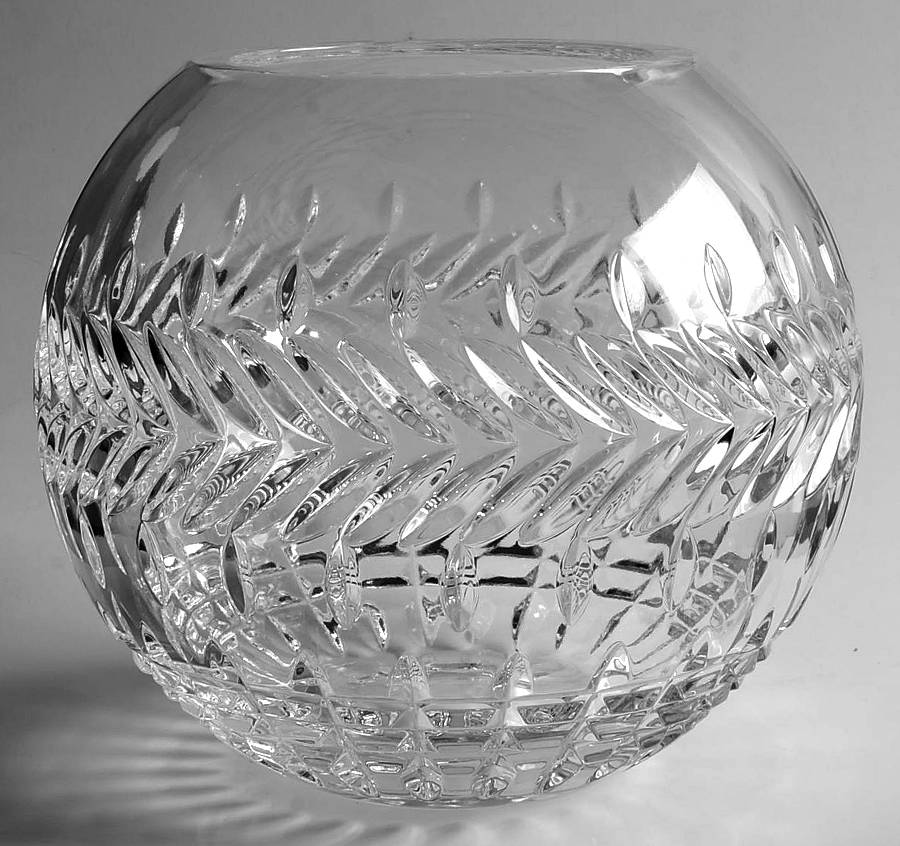Fleurology 7" Rose Bowl by Waterford Crystal-1