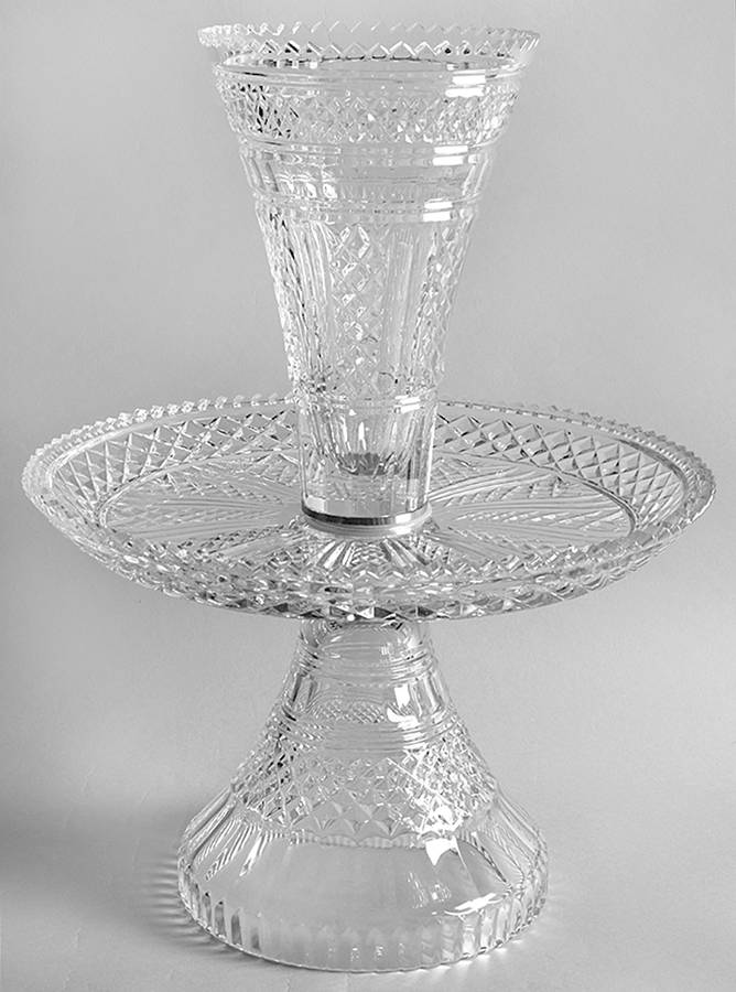 Museum Collection Epergne Vase by Waterford Crystal-1