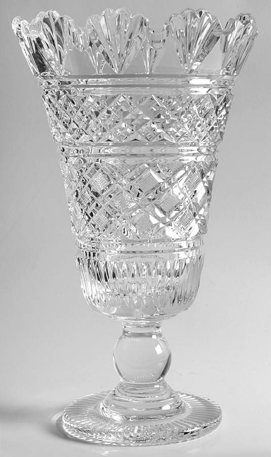 Museum Collection 11" Footed Vase by Waterford Crystal-1