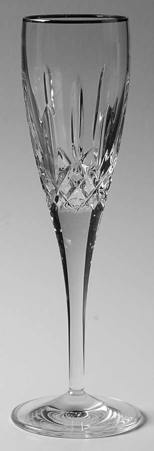 Lismore Nouveau Platinum Fluted Champagne by Waterford Crystal-1