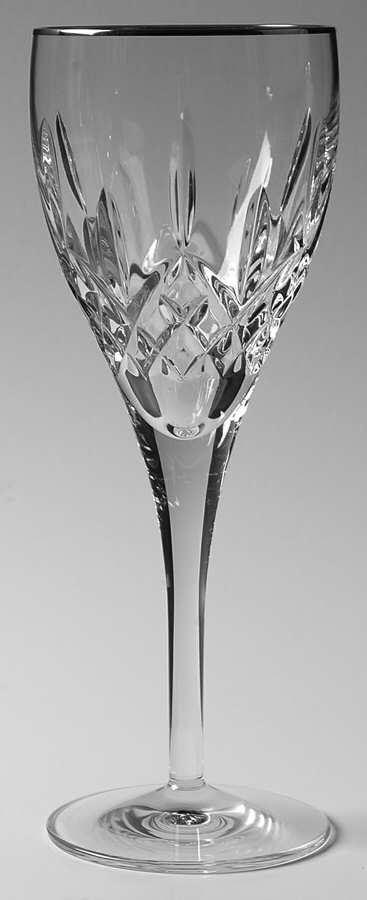 Lismore Nouveau Platinum Water Goblet by Waterford Crystal-1