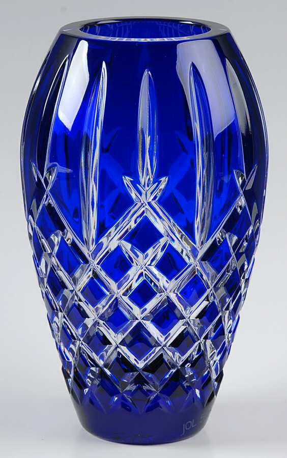 Araglin Prestige (Cased Cobalt) 7" Flower Vase by Waterford Crystal-1