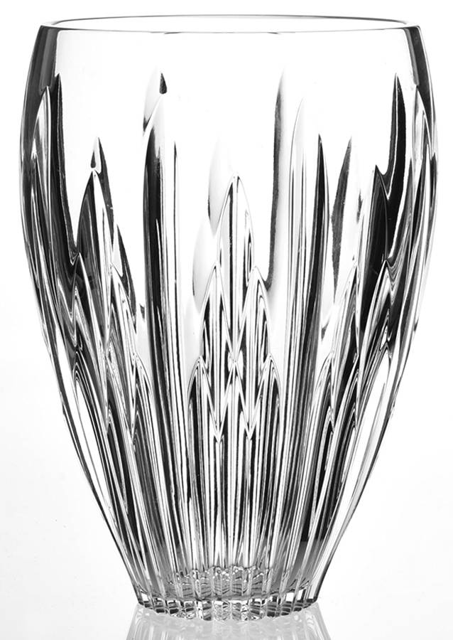 Illuminations 8" Oval Vase by Waterford Crystal-1