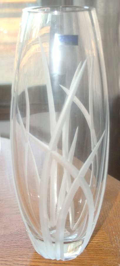 Wispy 12" Flower Vase by Waterford Crystal-1