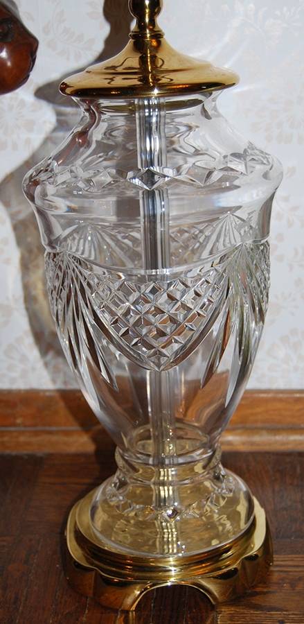 Penrose Base for Electric Lamp by Waterford Crystal-1