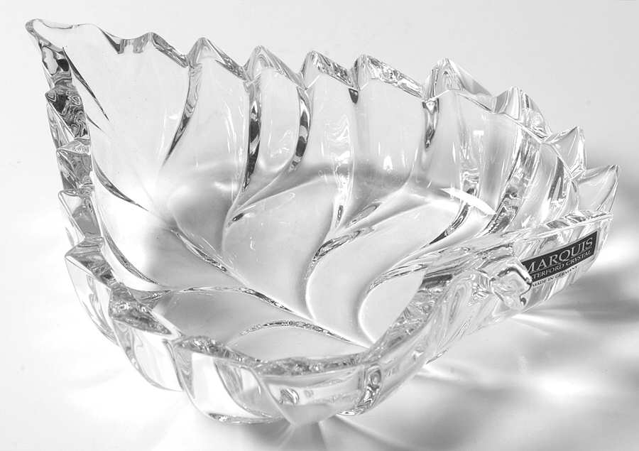Aspen 6'' Leaf Dish by Waterford Crystal-1