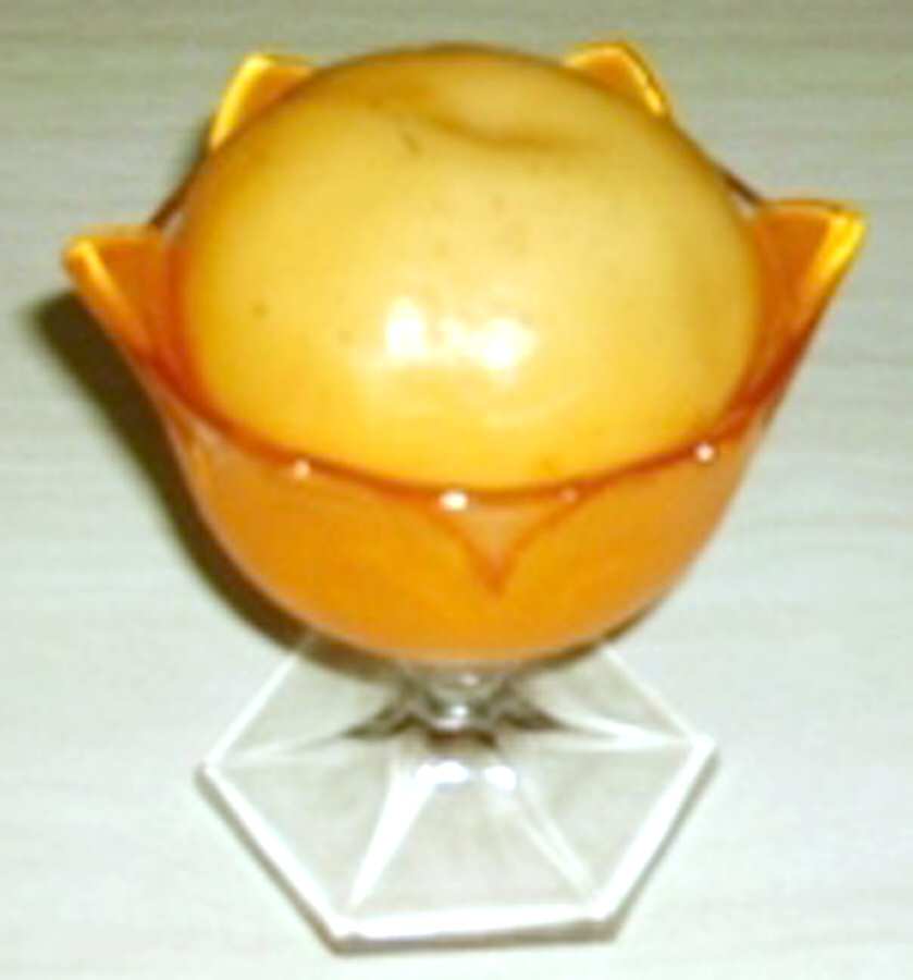 Orange Peel Orange Champagne/Tall Sherbet by Westmoreland-1