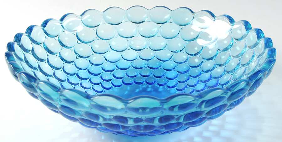 Thousand Eye Blue Flashed Centerpiece by Westmoreland-1