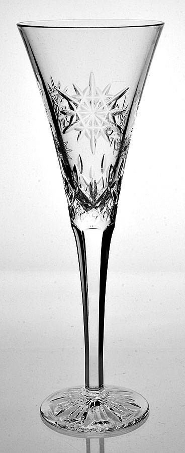 Snowflake Wishes Joy Fluted Champagne No Charms by Waterford Crystal-1