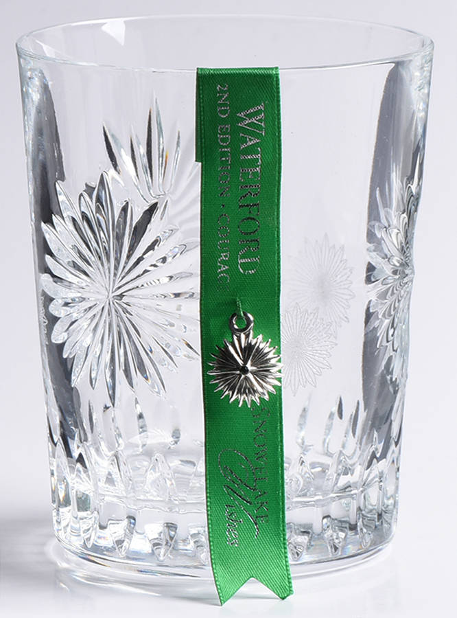 Snowflake Wishes (No Box) Courage Dbl Old Fashioned w/Charm by Waterford Crystal-1