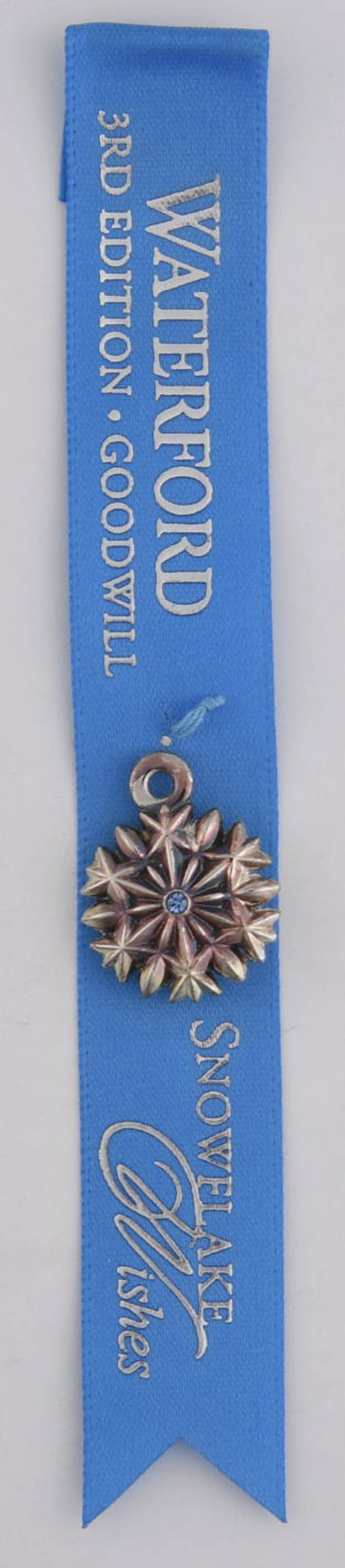 Snowflake Wishes Goodwill Bracelet Charm by Waterford Crystal-1