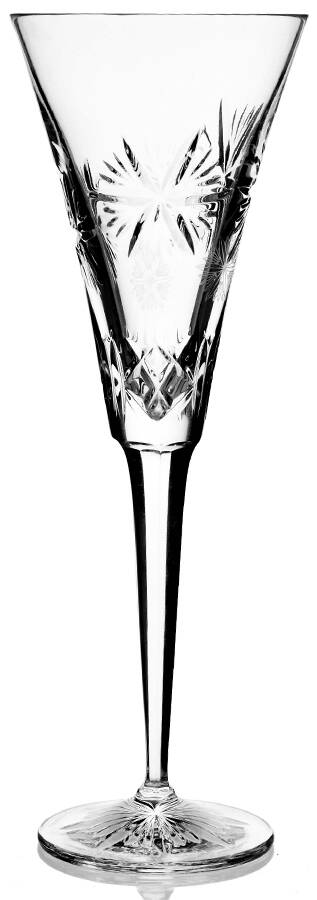 Snowflake Wishes Prosperity Fluted Champagne No Charms by Waterford Crystal-1