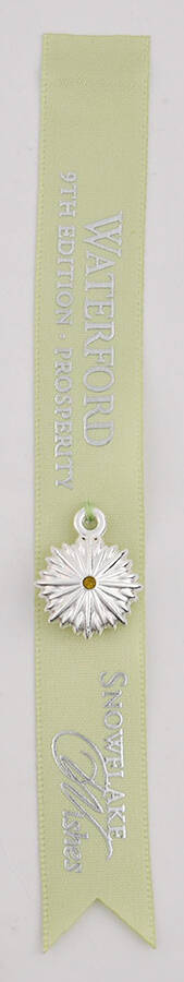 Snowflake Wishes Prosperity Bracelet Charm by Waterford Crystal-1